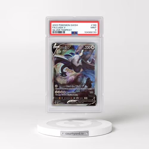 2022 Pokémon Sword & Shield Silver Tempest #186 Lugia V - Holo Full Art (PSA 9 MINT)