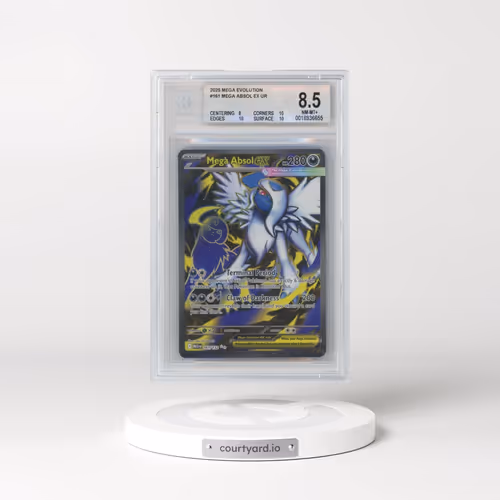 2025 Pokémon Meg EN-Mega Evolution #161 Mega Absol EX - Holo Ultra Rare (BGS 8.5 NM-MT+)