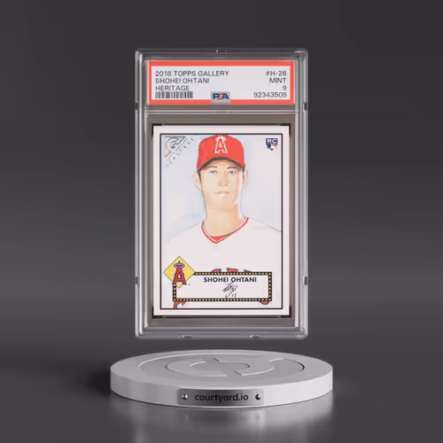 2018 Topps Gallery Heritage #H-26 Shohei Ohtani (PSA 9 MINT)
