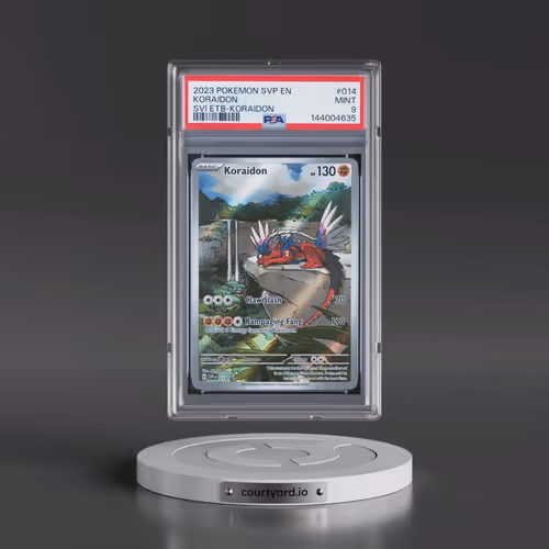 2023 Pokémon Svp EN-SV Black Star Promo #014 Koraidon - Scarlet & Violet Elite Trainer Box-Koraidon