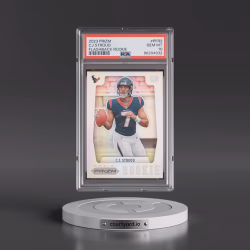 2023 Panini Prizm Prizm Flashback Rookie #PFR2 CJ Stroud (PSA 10 GEM MINT)