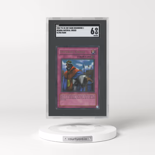 2004 Yu-Gi-Oh! Dark Beginning 1 #DB1-EN086 Imperial Order - Ultra Rare (SGC 6 EX-MT)