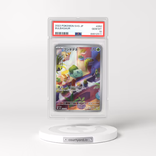 2023 Pokémon Svg-Venusaur & Charizard & Blastoise Special Deck Set EX #050 Bulbasaur (PSA 10 GEM MINT)