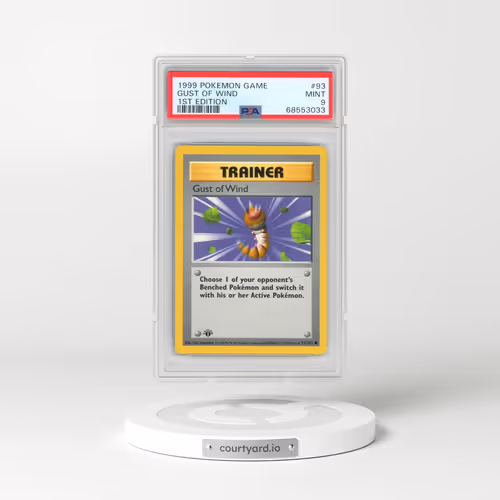 1999 Pokémon Game #93 Gust of Wind - 1st Edition (PSA 9 MINT)