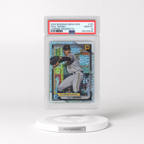 2024 Bowman Mega Box Chrome Prospects #125 Paul Skenes (PSA 10 GEM MINT)