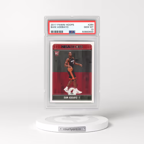 2017 Panini Hoops #264 Bam Adebayo (PSA 10 GEM MINT)