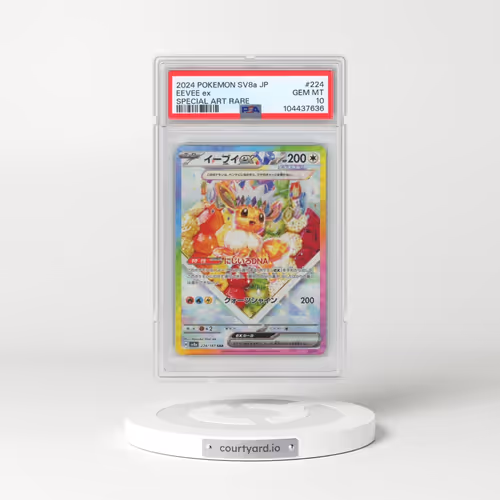 2024 Pokémon Sv8a-Terastal Fest EX #224 Eevee EX - Holo Special Art Rare (PSA 10 GEM MINT)