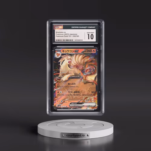 2023 Pokémon Card 151 #038/165 Ninetales ex - Holo (CGC 10 GEM MINT)