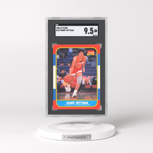 1986 Fleer #127 Randy Wittman (SGC 9.5 MINT+)