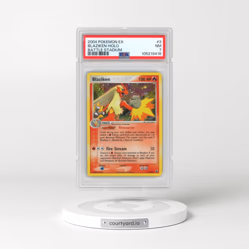 2004 Pokémon EX Battle Stadium #3 Blaziken - Holo (PSA 7 NM)