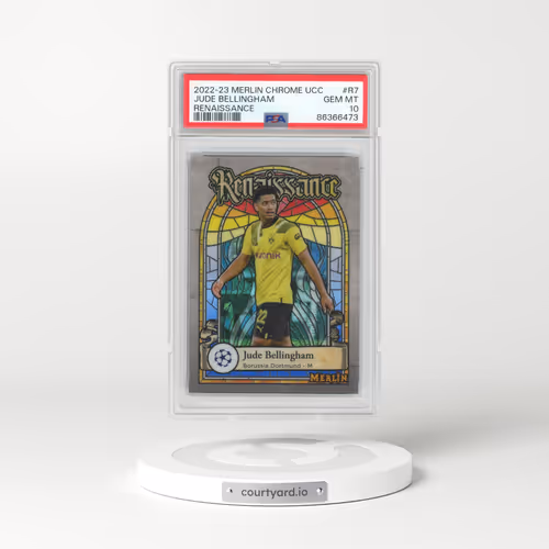 2022-23 Topps Merlin Chrome UEFA Club Competitions Renaissance #R7 Jude Bellingham (PSA 10 GEM MINT)