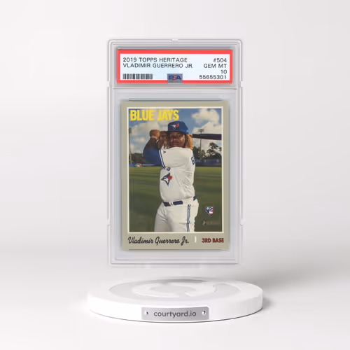 2019 Topps Heritage #504 Vladimir Guerrero Jr. (PSA 10 GEM MINT)
