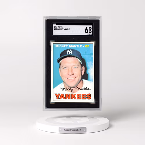 1967 Topps #150 Mickey Mantle (SGC 6 EX-MT)
