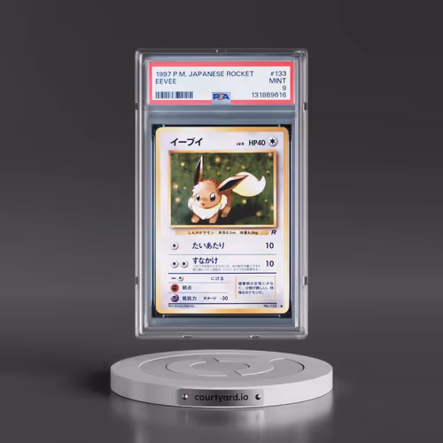 1997 Pokémon Rocket #133 Eevee (PSA 9 MINT)