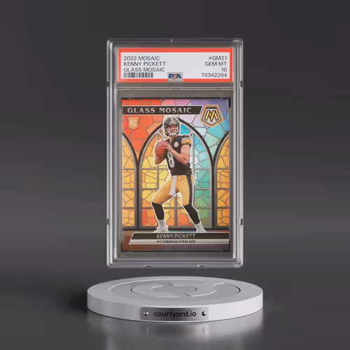2022 Panini Mosaic Glass Mosaic #GM21 Kenny Pickett (PSA 10 GEM MINT)