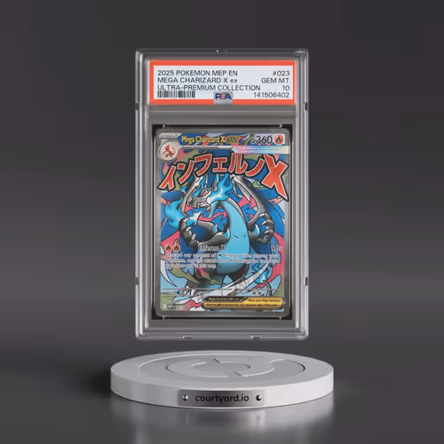 2025 Pokémon Mep EN-Me Black Star Promo #023 Mega Charizard X EX - Holo Mega Charizard X EX Ultra-Pr