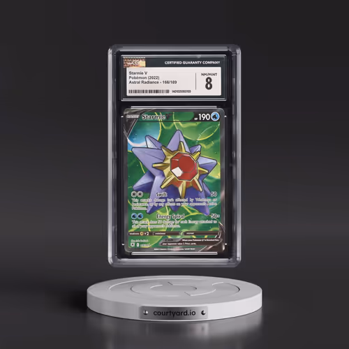 2022 Astral Radiance #166/189 Starmie V - Holo (CGC 8 NM-MT)