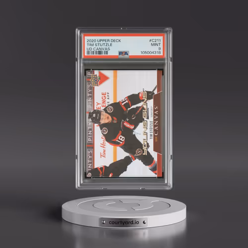 2020 Upper Deck UD Canvas #C211 Tim Stutzle (PSA 9 MINT)