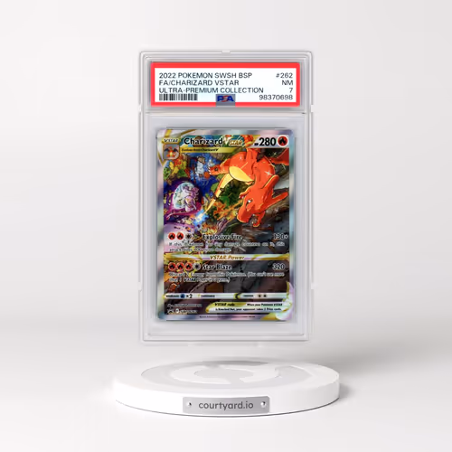2022 Pokémon Swsh Black Star Promo #262 Charizard Vstar - Full Art Sword & Shield Ultra-Premium Coll