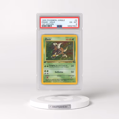 1999 Pokémon Jungle #9 Pinsir - 1st Edition Holo (PSA 6 EX-MT)