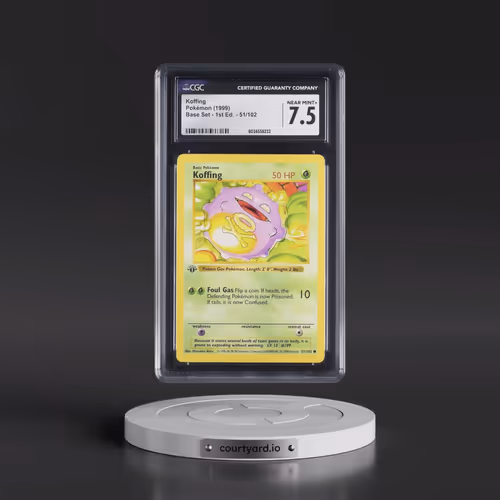 1999 Base Set #51/102 Koffing - 1st Edition 1st Edition (CGC 7.5 NM+)