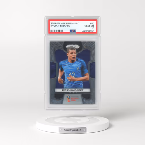 2018 Panini Prizm World Cup #80 Kylian Mbappe (PSA 10 GEM MINT)
