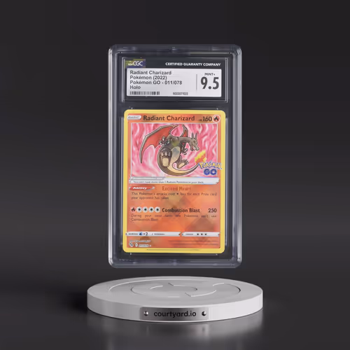 2022 Pokémon GO #011/078 Radiant Charizard - Holo (CGC 9.5 MINT+)