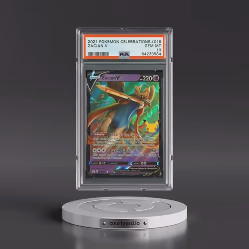 2021 Pokémon Celebrations #016 Zacian V - Holo (PSA 10 GEM MINT)