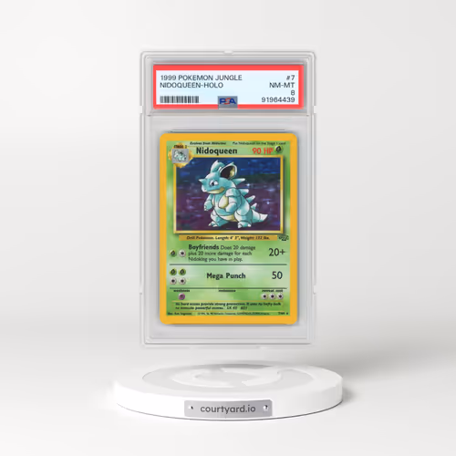 1999 Pokémon Jungle #7 Nidoqueen - Holo (PSA 8 NM-MT)