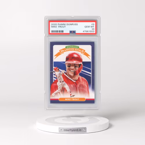 2020 Panini Donruss #9 Mike Trout (PSA 10 GEM MINT)