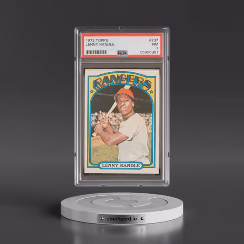 1972 Topps #737 Lenny Randle (PSA 7 NM)