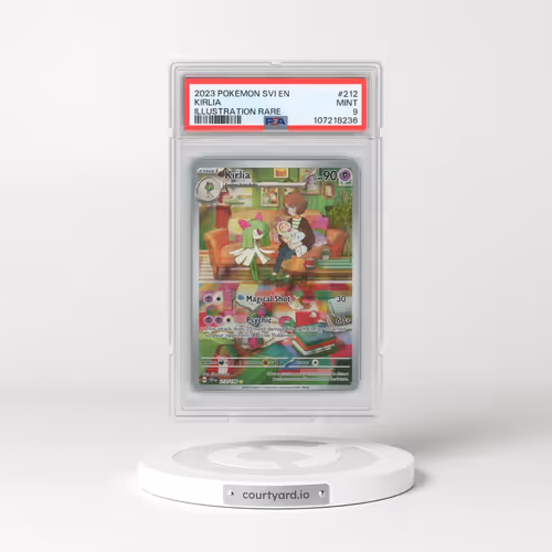 2023 Pokémon Svi EN-Scarlet & Violet #212 Kirlia - Illustration Rare (PSA 9 MINT)