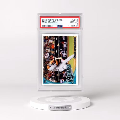 2010 Topps Update #US50 Mike Stanton (PSA 10 GEM MINT)