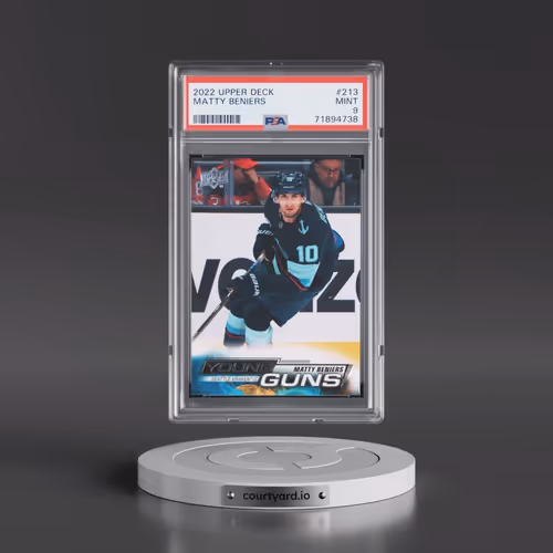 2022 Upper Deck #213 Matty Beniers (PSA 9 MINT)
