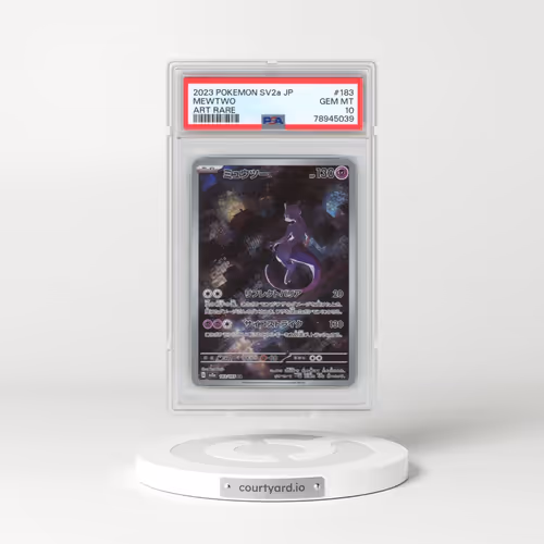 2023 Pokémon Sv2a-Pokemon 151 #183 Mewtwo - Art Rare (PSA 10 GEM MINT)