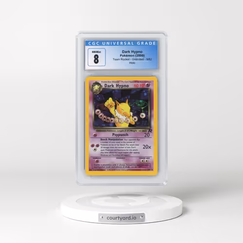 1999 Team Rocket #9/82 Dark Hypno - Holo (CGC 8 NM-MT)
