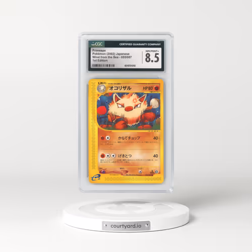 2002 Wind from the Sea #055/087 Primeape - 1st Edition (CGC 8.5 NM-MT+)
