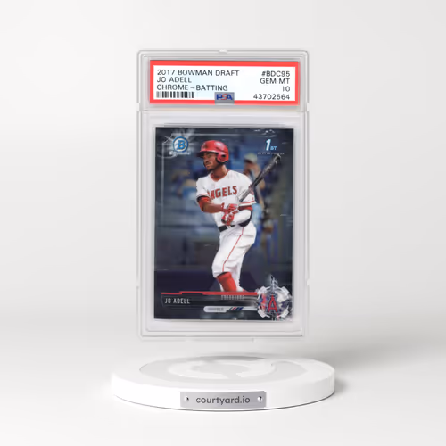 2017 Bowman Draft #BDC95 Jo Adell - Chrome-Batting (PSA 10 GEM MINT)
