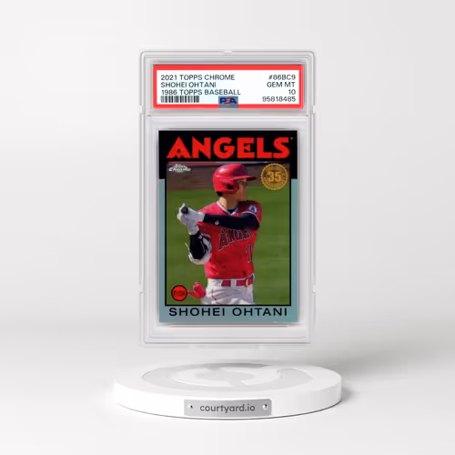 2021 Topps Chrome 1986 Topps Baseball #86BC9 Shohei Ohtani (PSA 10 GEM MINT)