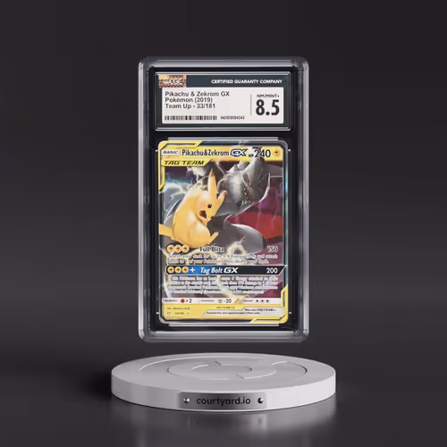 2019 Team Up #33/181 Pikachu & Zekrom GX - Holo (CGC 8.5 NM-MT+)