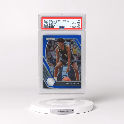 2021 Panini Prizm Draft Picks #4 Jalen Green - Blue Prizm (PSA 10 GEM MINT)