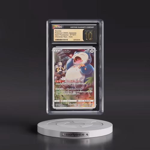 2021 Dark Phantasma #077/071 Snorlax - Character Rare Holo (CGC 10 PRISTINE)