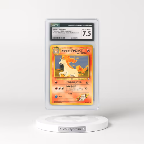 1999 Gym 2: Challenge from the Darkness #78 Blaine's Rapidash (CGC 7.5 NM+)
