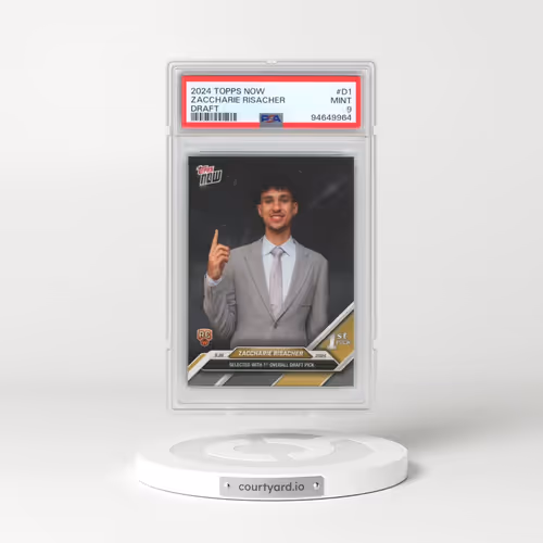 2024 Topps Now Draft #D1 Zaccharie Risacher (PSA 9 MINT)