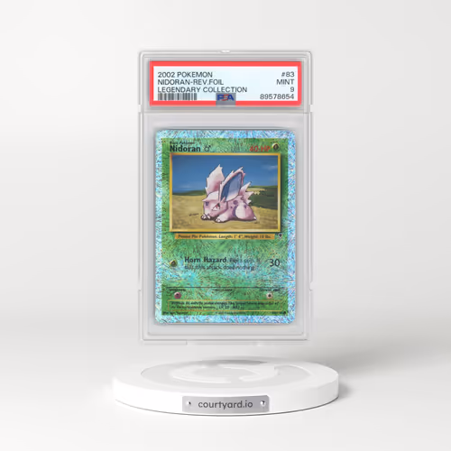 2002 Pokémon Legendary Collection #83 Nidoran - Reverse Foil (PSA 9 MINT)