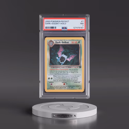 2000 Pokémon Rocket #7 Dark Golbat - Holo (PSA 7 NM)