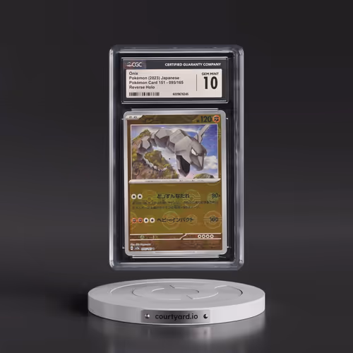 2023 Pokémon Card 151 #095/165 Onix - Reverse Holo Poké Ball (CGC 10 GEM MINT)