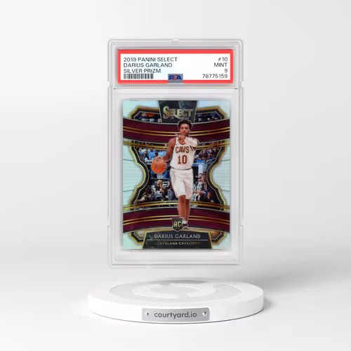 2019 Panini Select #10 Darius Garland - Silver Prizm (PSA 9 MINT)