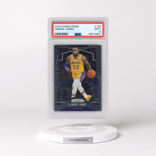 2019 Panini Prizm #129 LeBron James (PSA 9 MINT)