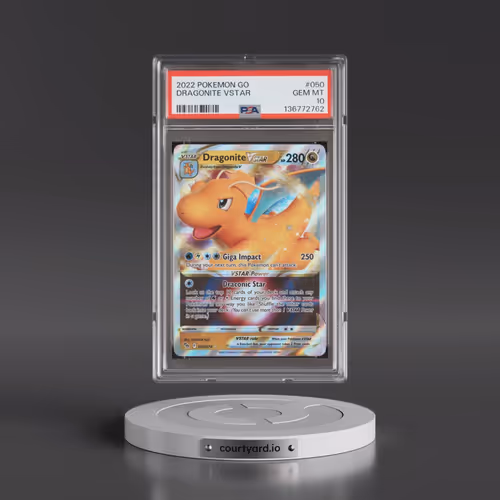 2022 Pokémon Go #050 Dragonite Vstar (PSA 10 GEM MINT)
